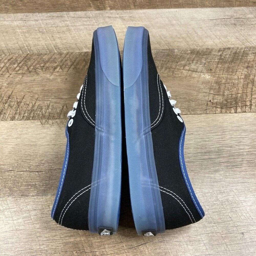 VANS Authentic Translucent Sidewall Black/Blue Sh… - image 7